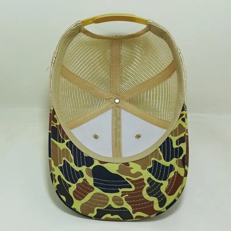 Adjustable Camouflage Trucker Hat With Mesh Back Custom Design Logo Vietnam Made Caps For Men Women Outdoor Hunting Style L01 7