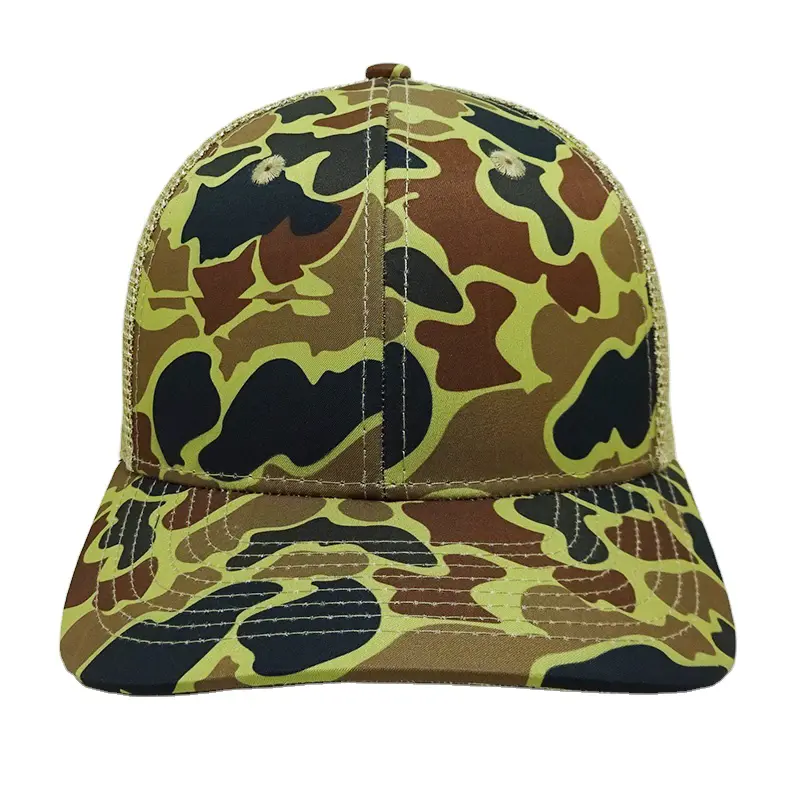 Adjustable Camouflage Trucker Hat With Mesh Back Custom Design Logo Vietnam Made Caps For Men Women Outdoor Hunting Style L01 2