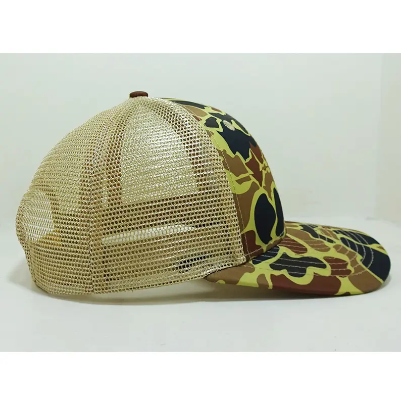 Adjustable Camouflage Trucker Hat With Mesh Back Custom Design Logo Vietnam Made Caps For Men Women Outdoor Hunting Style L01 4