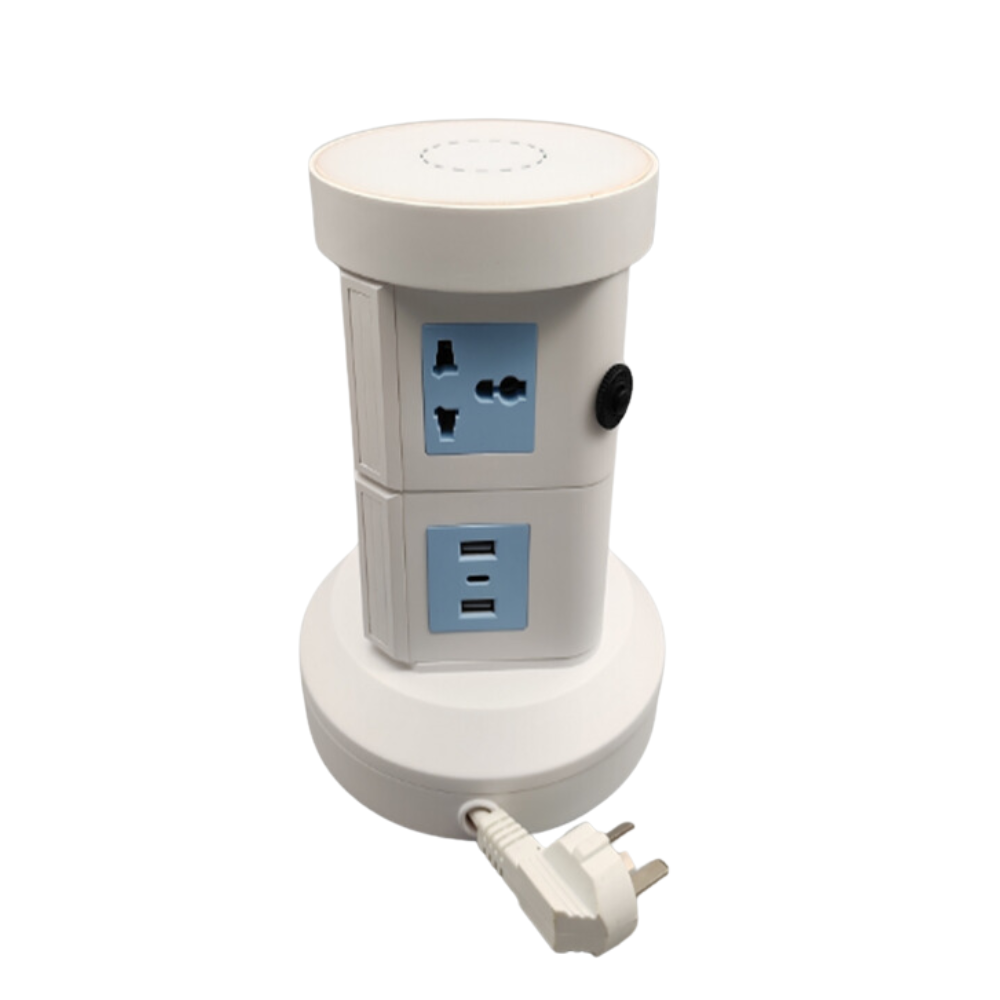 Advanced Factory-Price Vertical Tabletop Power Extension Socket Advanced Multi-socket Grounding Electrical Purpose Power Strips 3