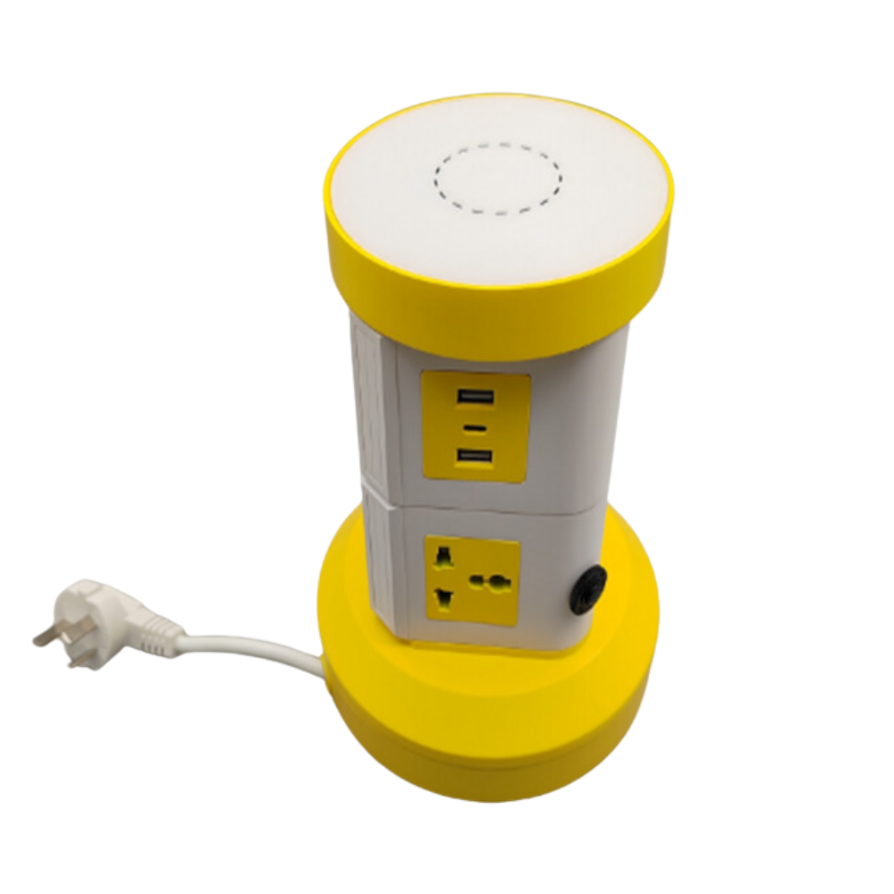 Advanced Vertical Tabletop Power Extension Socket Multi-Functional Electrical Strip with Grounding Factory Price 6