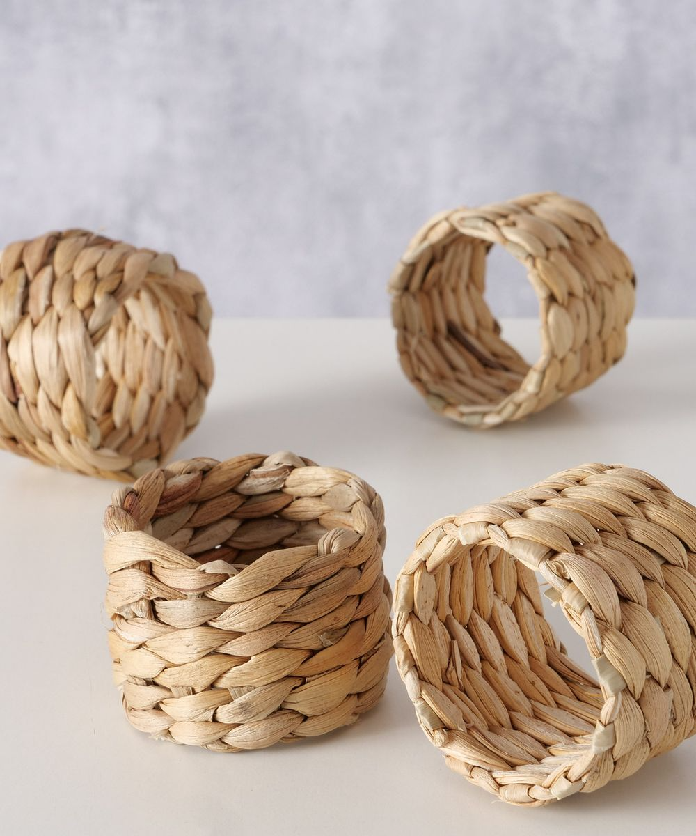 Aesthetic Hyacinth Napkin Ring Made in Vietnam Eco-friendly material for home and tableware decoration Wholesale 4