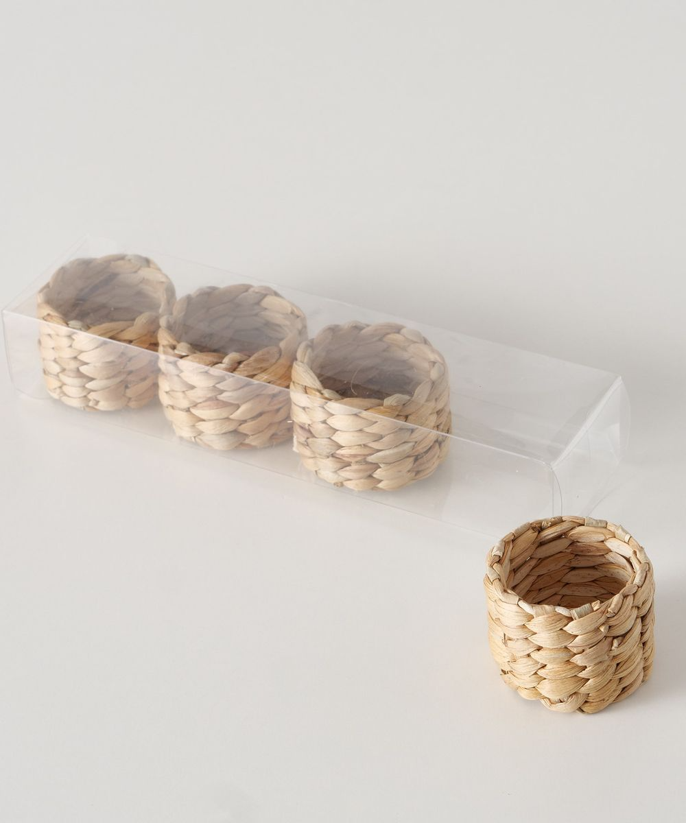 Aesthetic Hyacinth Napkin Ring Made in Vietnam Eco-friendly material for home and tableware decoration Wholesale 5