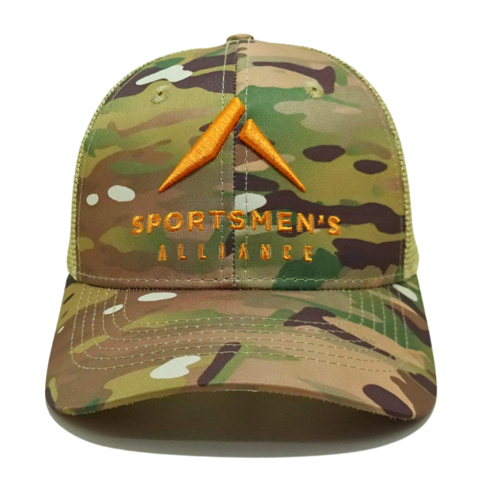 All Camouflage Trucker Hats Structured Custom Mesh Color 3D Embroidery Logo Curved Brim Plastic Single Breasted Buckle Wholesale 7