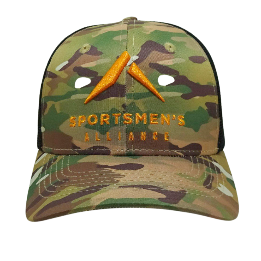 All Camouflage Trucker Hats Structured Custom Mesh Color 3D Embroidery Logo Curved Brim Plastic Single Breasted Buckle Wholesale 4