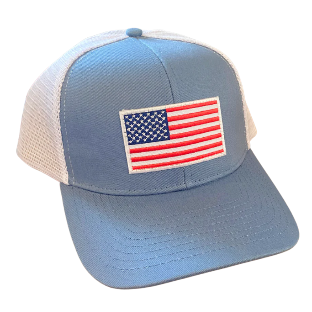 American Flag Map R 112 Trucker Hat 6 Panel Gorras Structured Cap Embroidery Logo Curved Brim Single Row Buckle Snapback OEM ODM 2