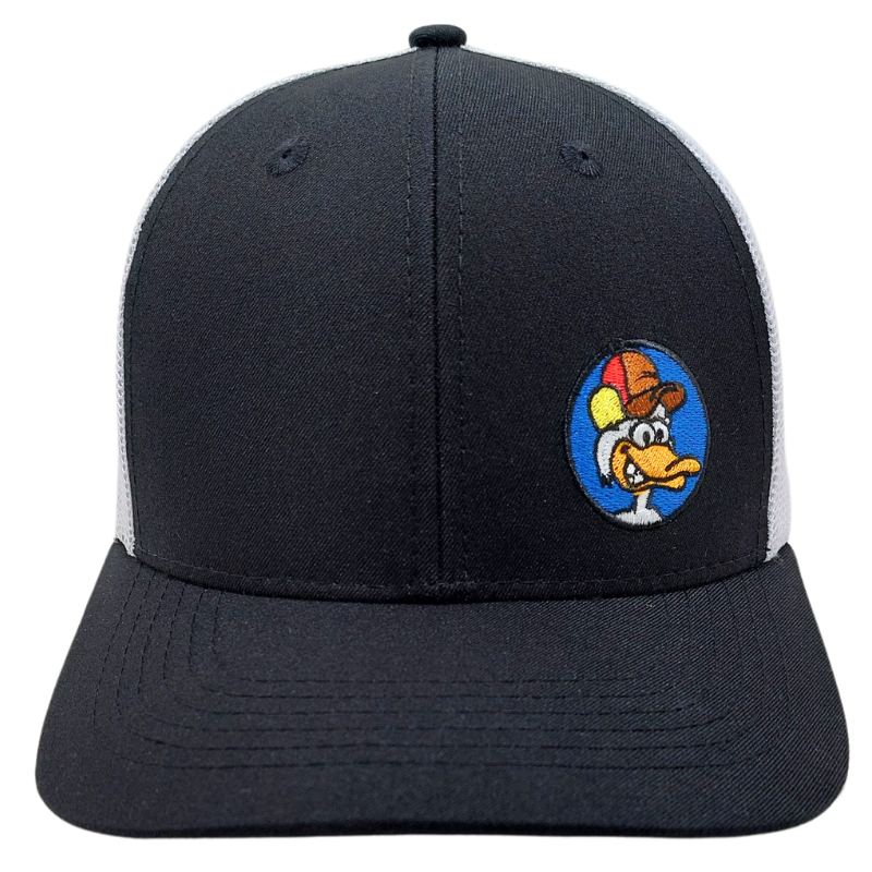 Animal Lovers Gift Trucker Hat Cartoon Character Embroidered Logo Vietnam Made Mesh Back Caps 6 Panel Flat Brim Streetwear L01 2