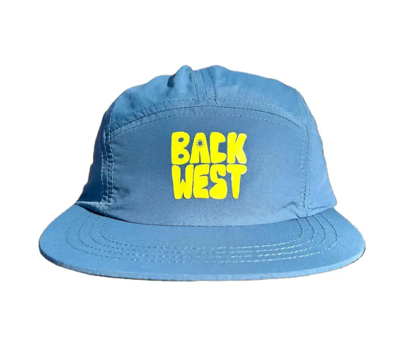 Nylon 5 Panel Runner Hat Screen Printing Logo For Hiking Outdoor Adventures Lightweight Adjustable Snapback Caps Promotion L01 2