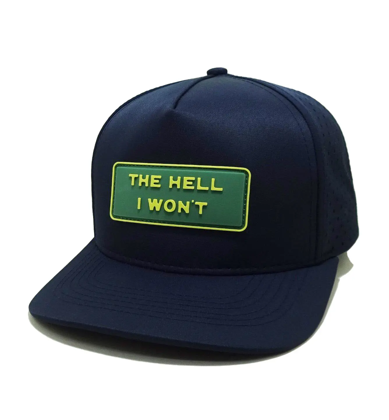 Baseball Caps Custom Women Patch High Quality Caps Laser Holes Polyester/ Spandex Sport Caps in Vietnam 1