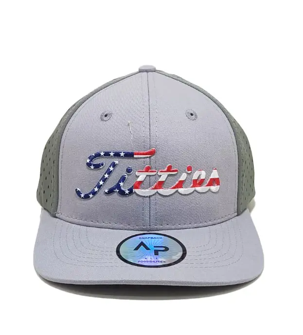 Baseball Caps Laser Cut Holes with Embroidery Logo and Printing Flag Logo Sport Hats Promotional Event Brand in Vietnam 6