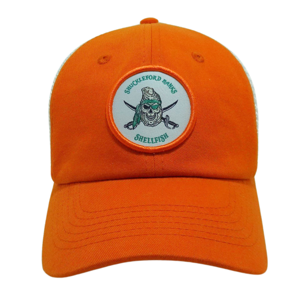 Baseball Trucker Hat 6 Panel Orange White Mesh Printing Logo Embroidery Bolder Single Breasted Buckle Wholesale High Quality OEM 2