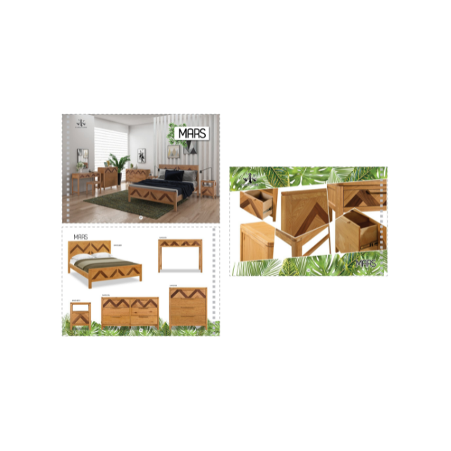 Indoor Furniture Mars Brand Latest Design Queen And King Size Bed Home Frame Modern Luxury Bedroom Set Vietnam Manufacturer