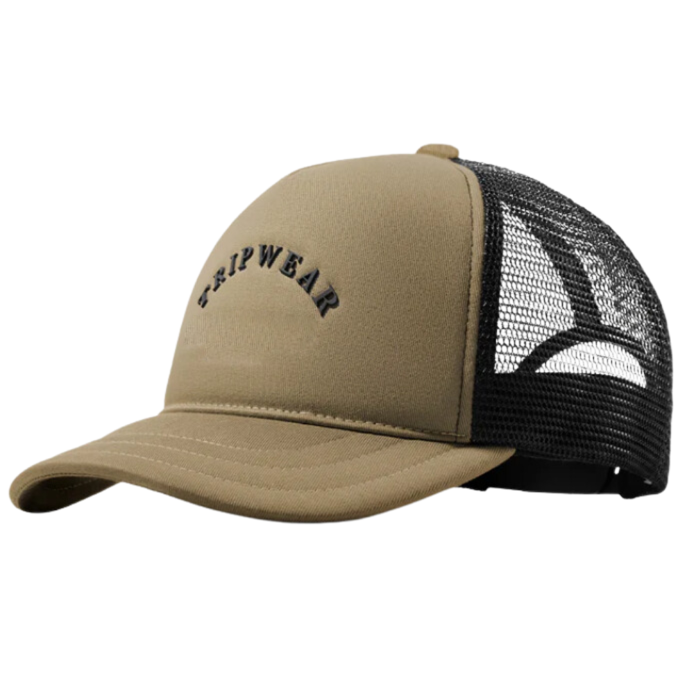 Beige Black 5 Panel Trucker Hat Custom Embroidered Caps Breathable Adjustable Single Breasted Buckle for Men Women High Quality 3