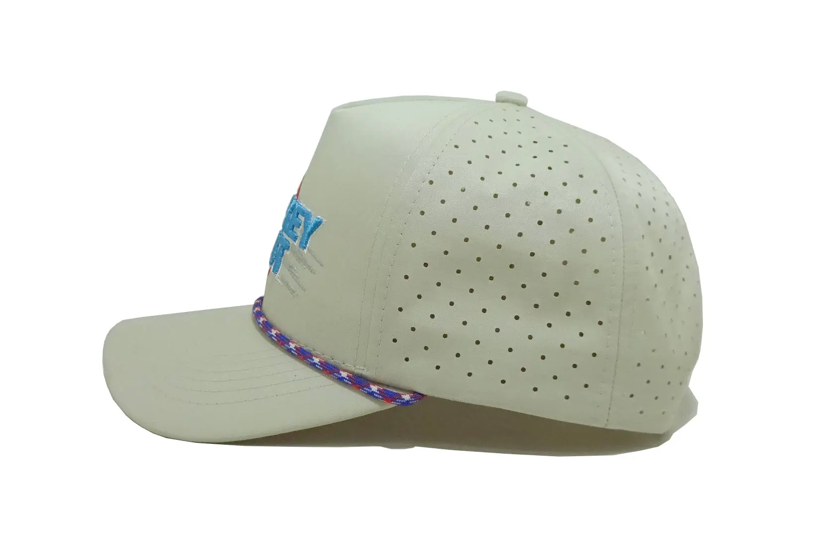 Beige Golf Caps Sport Dad Hat Embroidery Logo Polyester Fabric Custom Design Baseball Hat Snapback Cap Vietnam Manufact 3