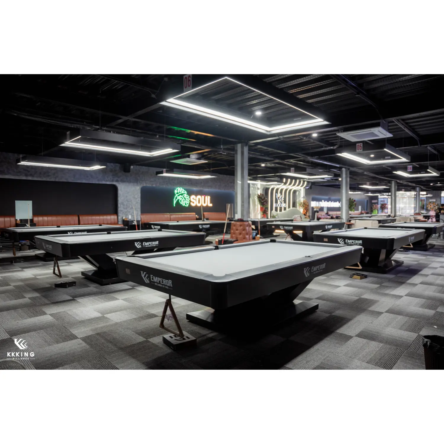 Best Price Professional Slate Pool Table 9ft Luxury Club Billiard Table with Steel Cushion Frame 1