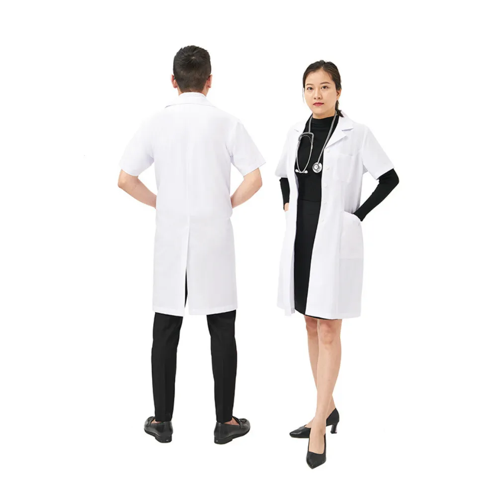 Best Seller Hospital Uniform Scrub Shirt - Color: White - Highest Quality From Medical scrubs manufacturers 2