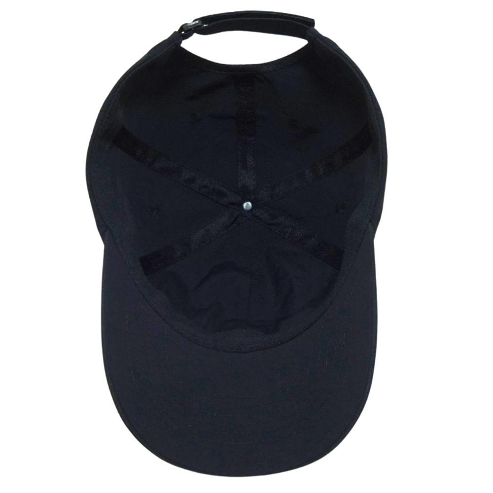 Black 6 Panel Baseball Cap Custom Flat Embroidered Logo Slogan for Your Brand for Business to Business Sun Hat for All Men Women 6