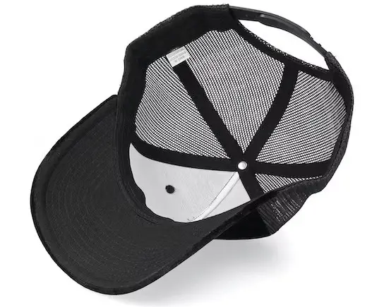 Black Color Velvet Trucker Hat Custom Logo 5-Panel Curved Brim High Quality Medium Profile Wholesale Products Trucker Hat 6