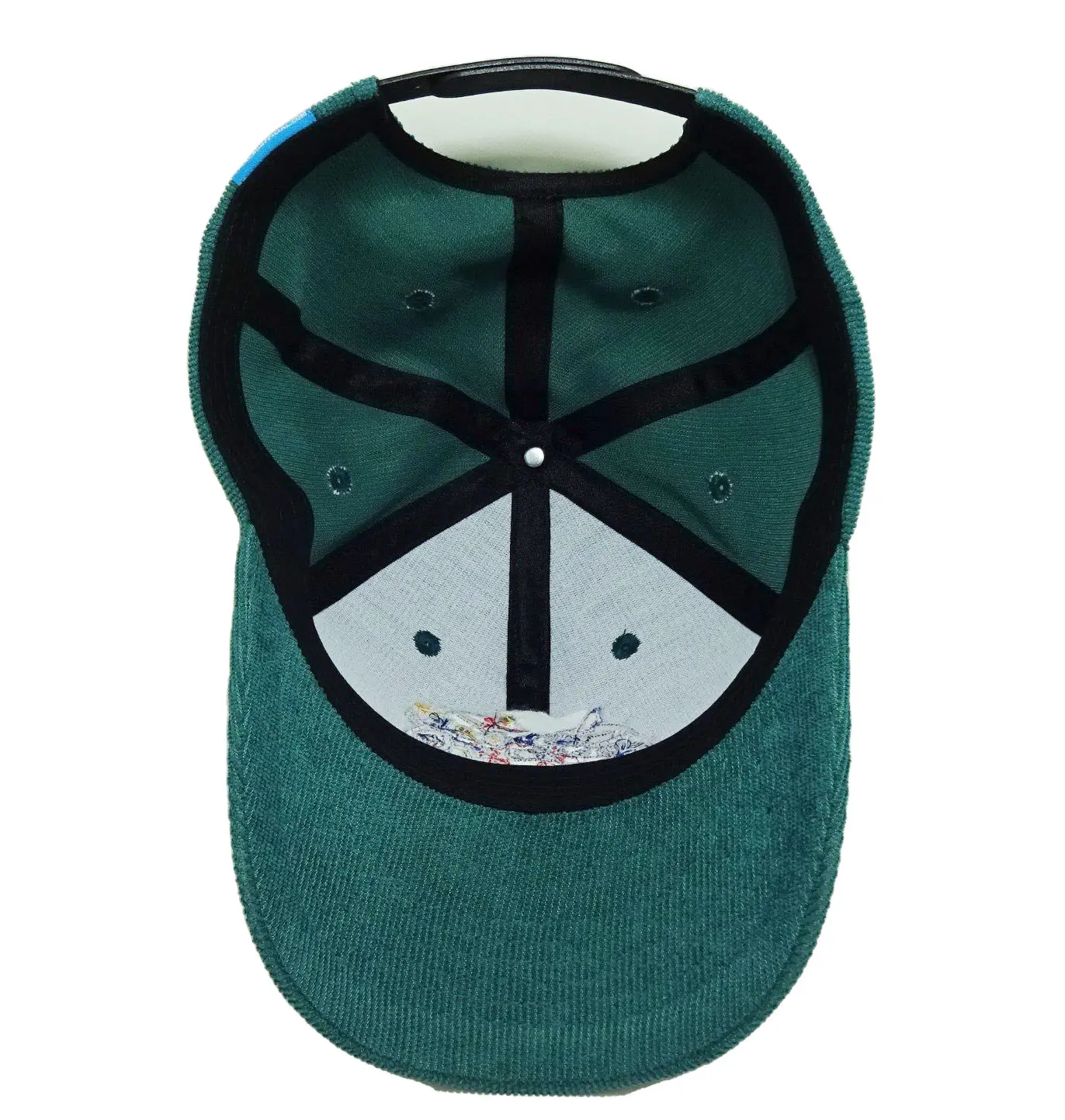 Black Corduroy Baseball Caps Embroidery Logo Custom Design in Vietnam Factory Hats Cartoons Cute Promotional Caps 5