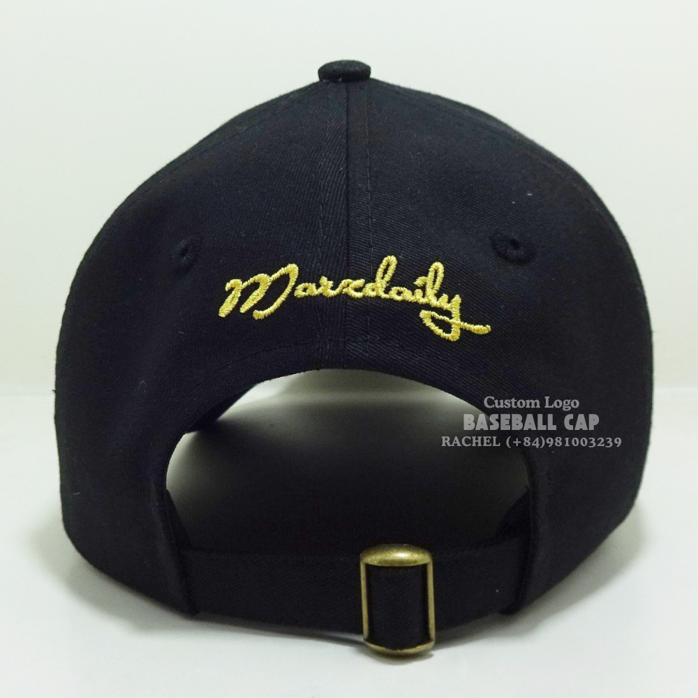 Black Embroidered Baseball Caps 6 Panel Unstructured Curved Brim Coconut Tree Tropical Styles For Brand Promotions Wholesale OEM 5