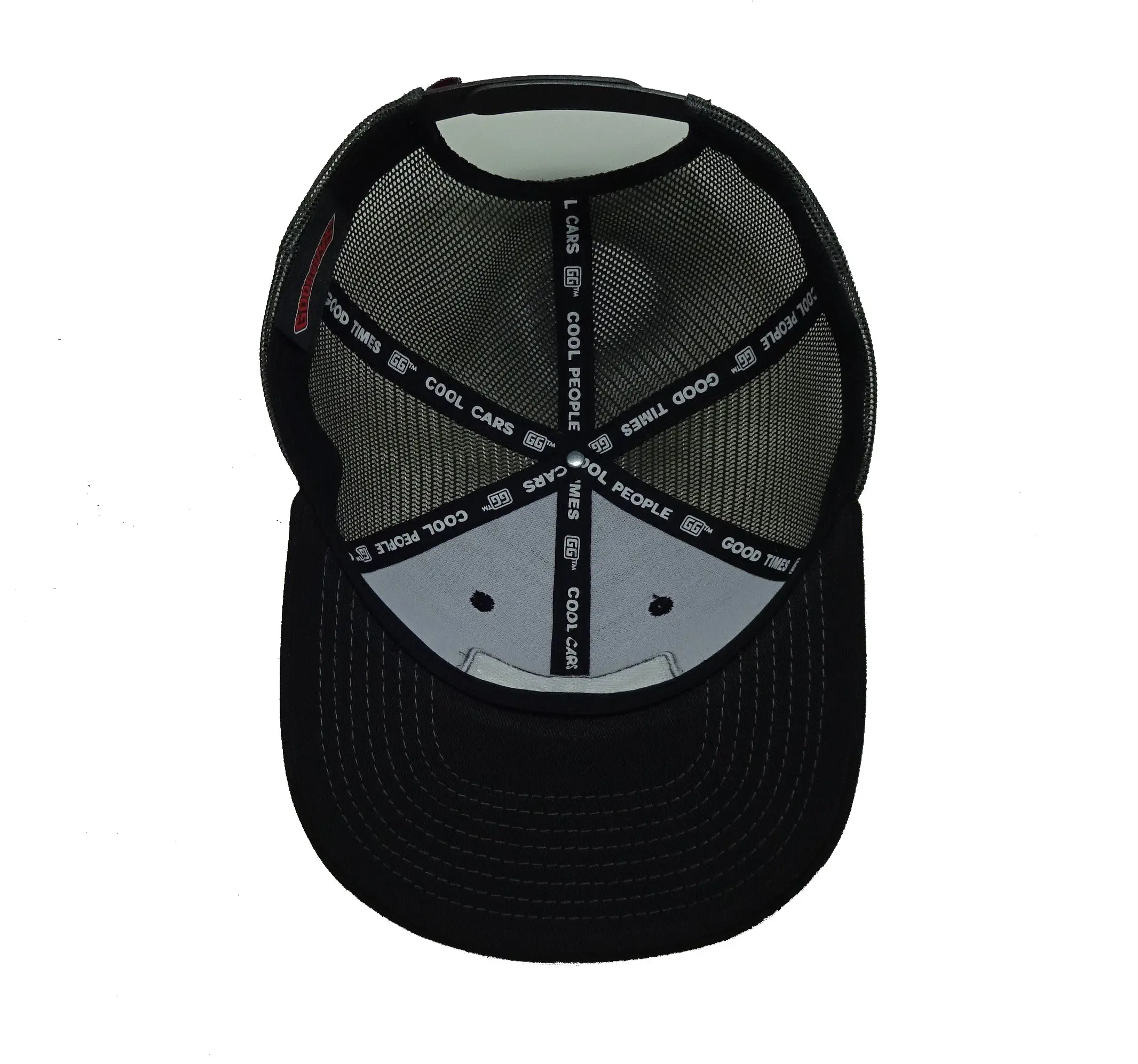 Black Promotional Hat Sport Dad Cap Merrow Logo Trucker Hats Woven Patch Snapback Caps Custom Vietnam Factory 5