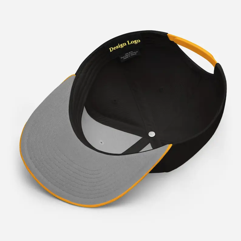 Black Snapback Caps Vietnam Made 2D Embroidered Hiphop Hat Adjustable Fit Gorras For Men Women Streetstyle Outdoor Casual L01 6