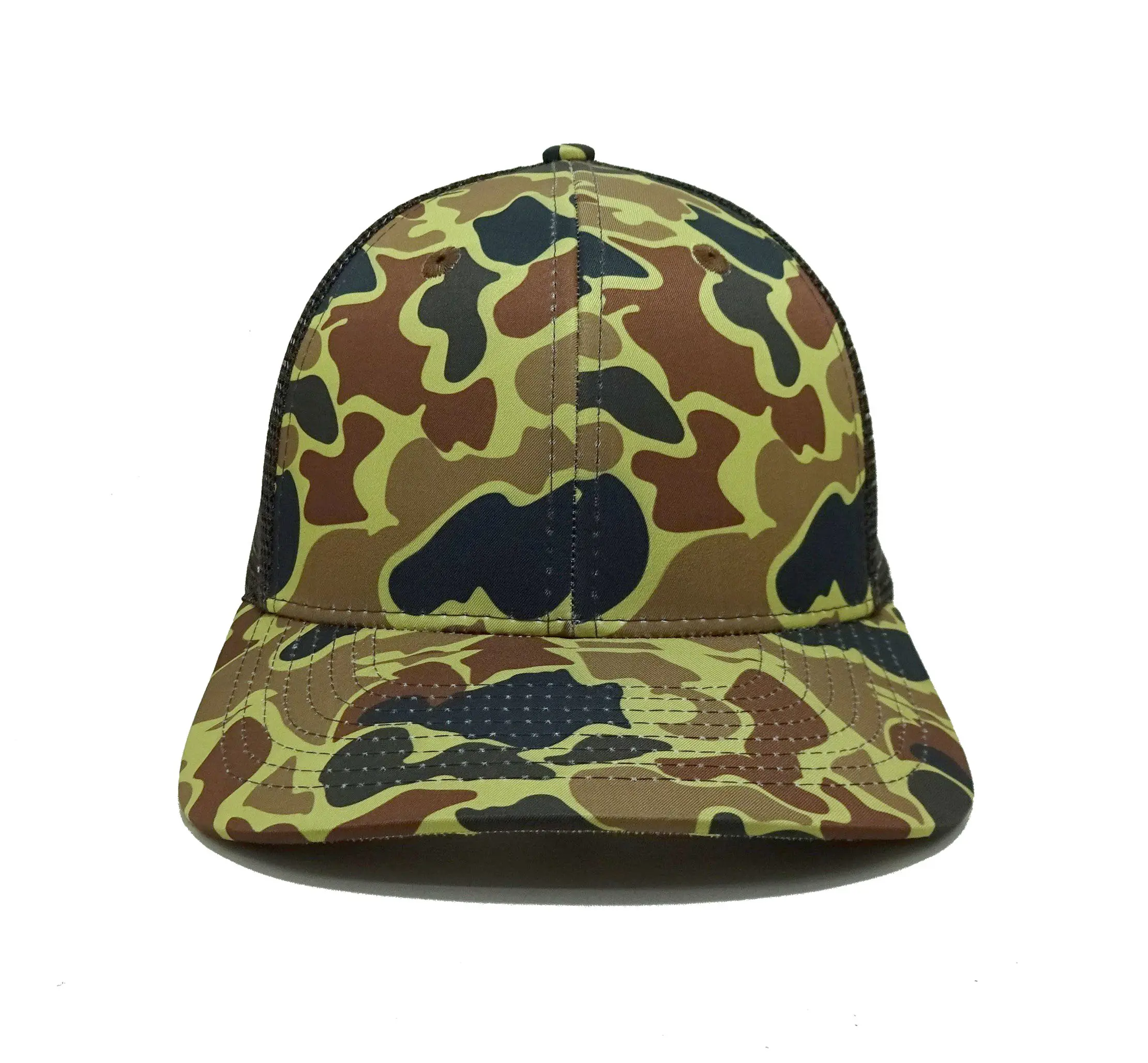 Blank Camo Hat Cap Custom Logo Headwear Trucker Hats With Mesh Camouflage Caps Sport Design Promotional Brand Hat