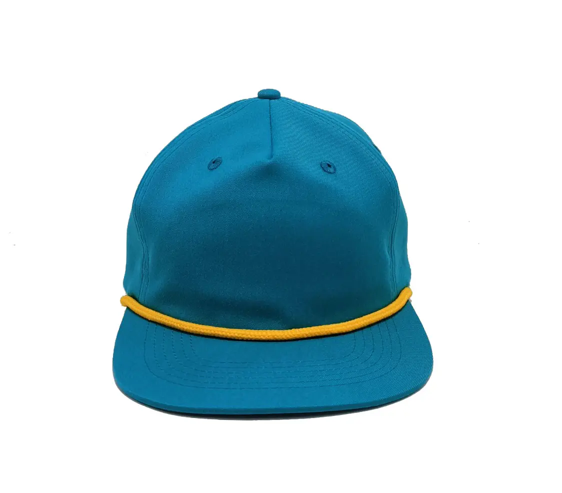 Blank Camper Hat With Rope Snapback Caps Custom Logo Design Golf Hat Embroidery Printing Logos Baseball Cap for Man