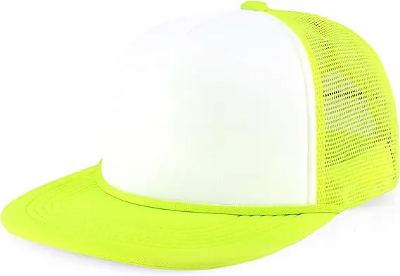Blank Snapback Cap Hats Adult Vintage Flat Brim Trucker Snapback Caps Foam Mesh Baseball Cap Trucker Hat Custom for Men 6