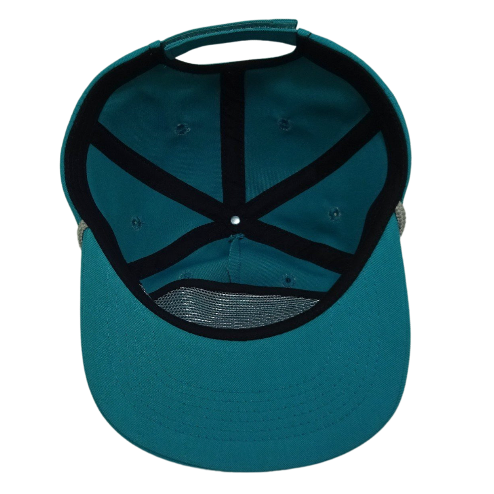 Blank Snapback Flat Brim With Rope Hat Contrast Custom Pattern Embroidery Leather Rubber Patches Wholesale High Quality Factory 6