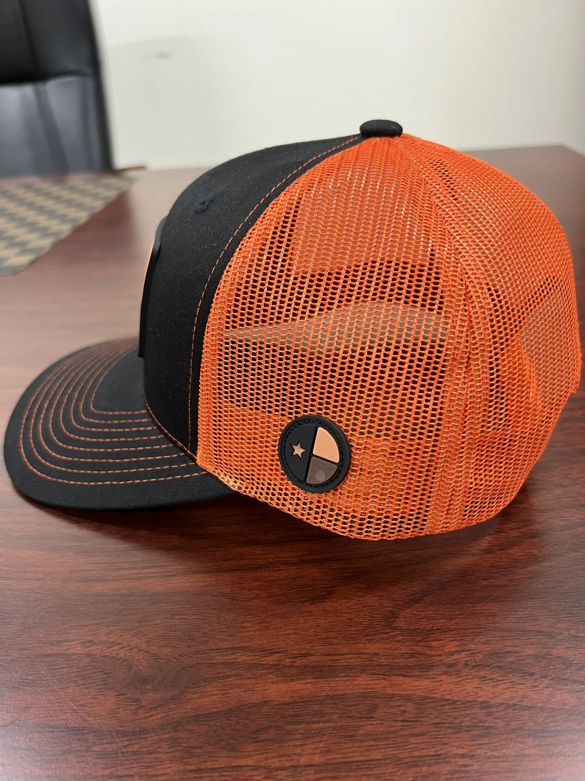 Blaze PVC Logo Trucker Hats Custom Snapback Caps Hat Custom Rubber Patch Vietnam Promotional Hat 6