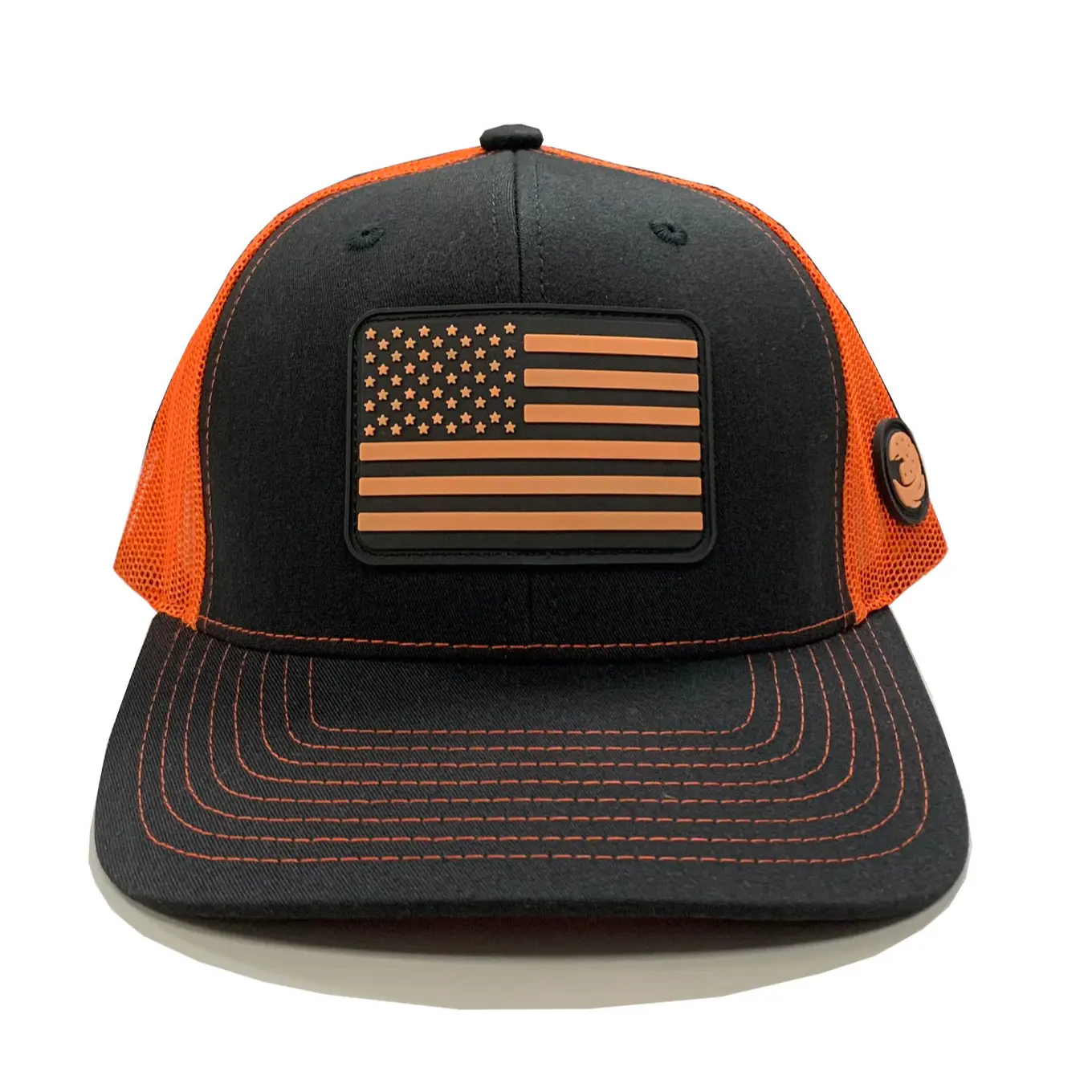 Blaze PVC Logo Trucker Hats Custom Snapback Caps Hat Custom Rubber Patch Vietnam Promotional Hat