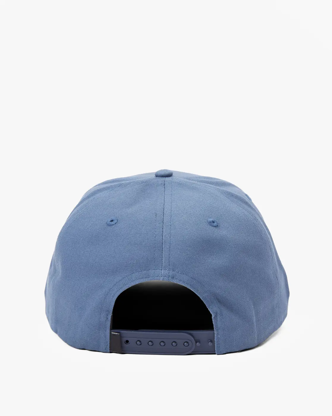 Blue Color Adjustable Outdoor Sporty Style 5-Panel Leather Patch Logo High Quality Medium Profile Unisex Snapback Caps 4