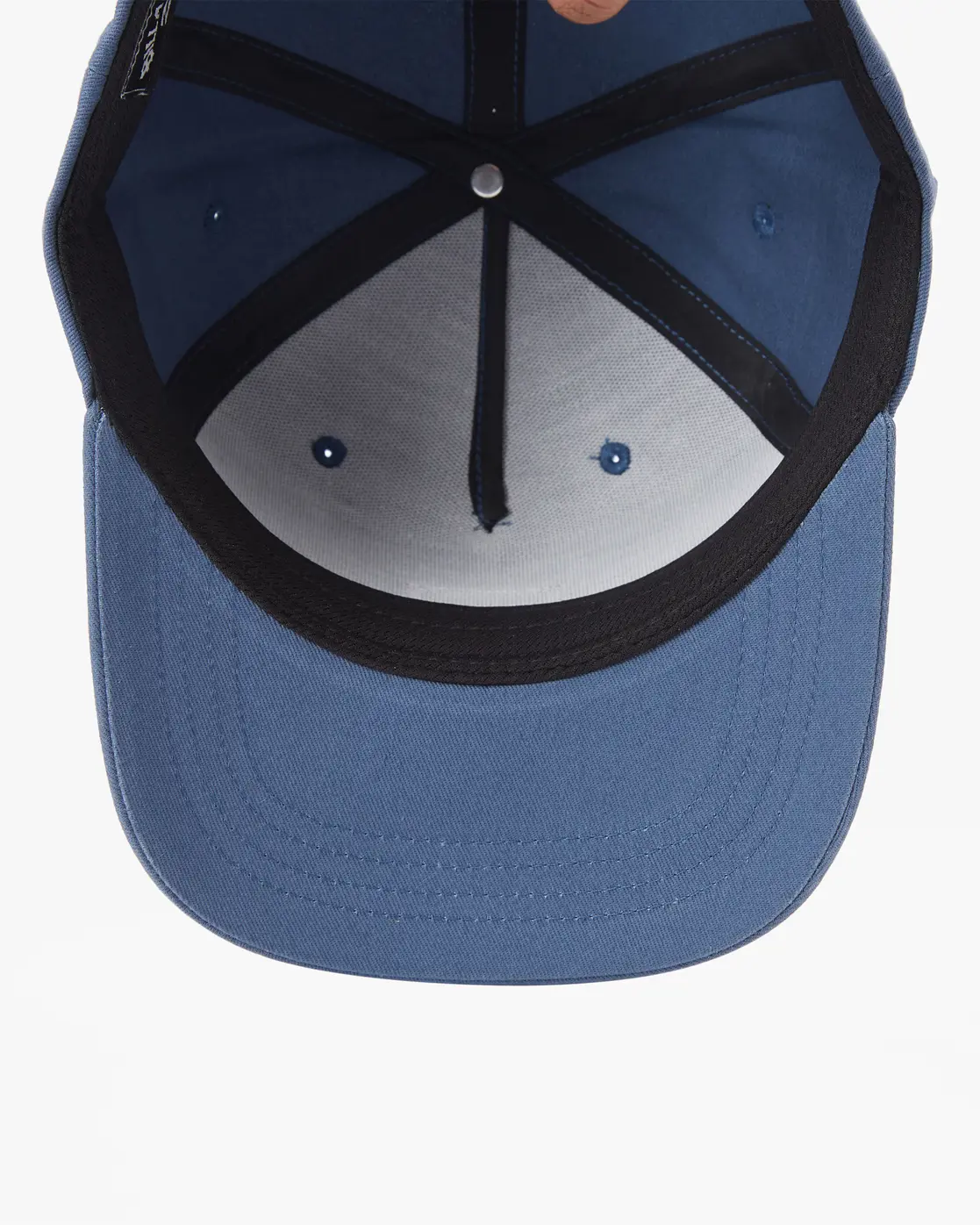 Blue Color Adjustable Outdoor Sporty Style 5-Panel Leather Patch Logo High Quality Medium Profile Unisex Snapback Caps 5