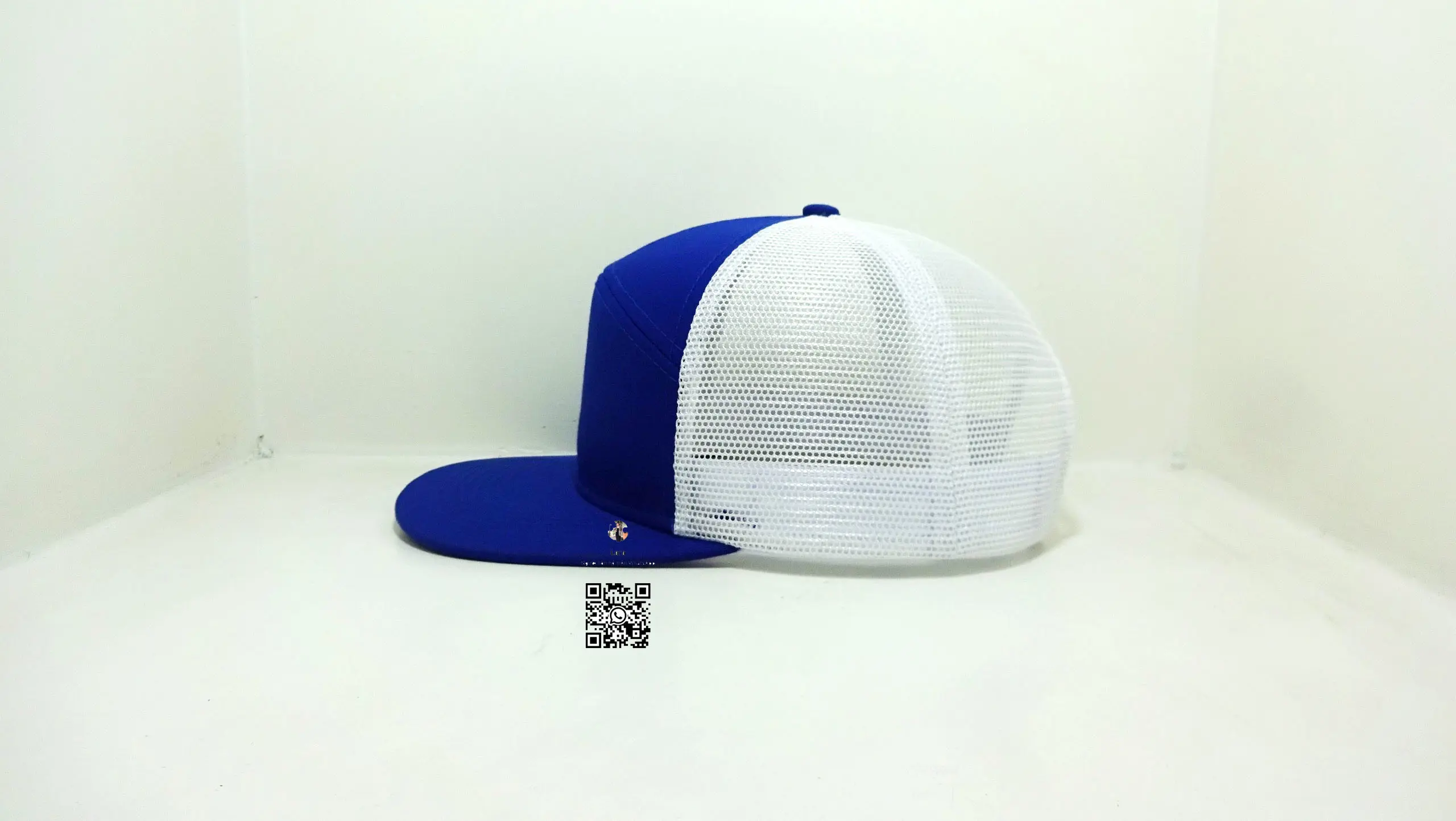 Blue Trucker Hat 7 Panels Cap for Man Customized Design Logo Hats Snapback Caps Vietnam Promotion Gorras 6