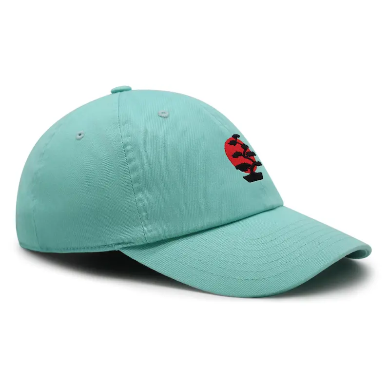 Bonsai Embroidery Baseball Cap High Quality Adjustable Custom Mid Profile Hat Vietnam Made Gorras For Casual Travel Unisex L01 3