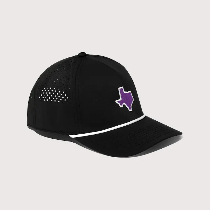 Breathable Cut Holes Mesh Baseball Hat With Woven Patch Custom Logo Vietnam Made Rope Caps For Golfer Men Women Promotion L01 3