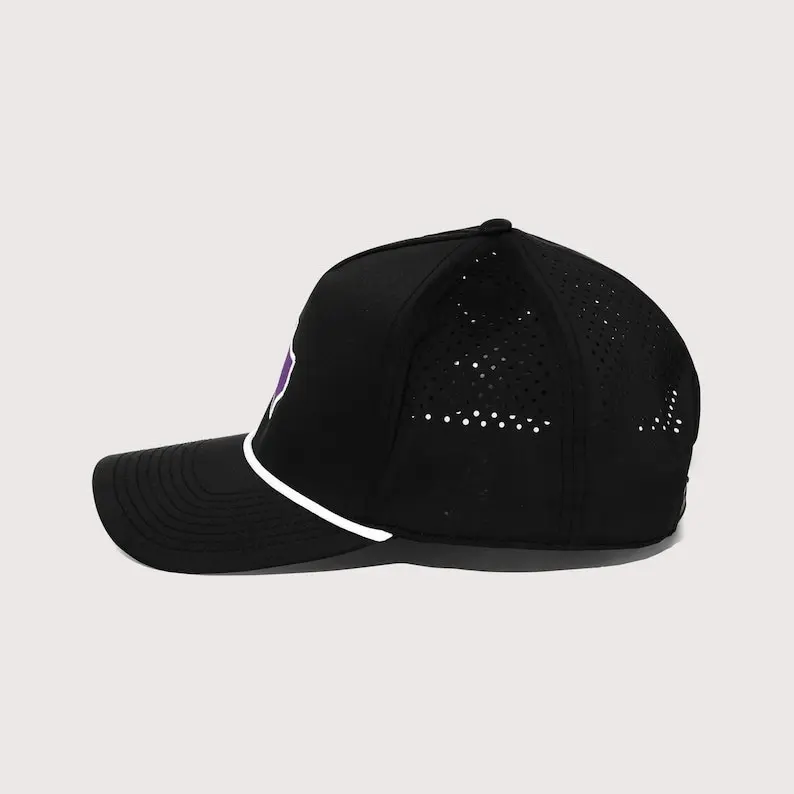 Breathable Cut Holes Mesh Baseball Hat With Woven Patch Custom Logo Vietnam Made Rope Caps For Golfer Men Women Promotion L01 4