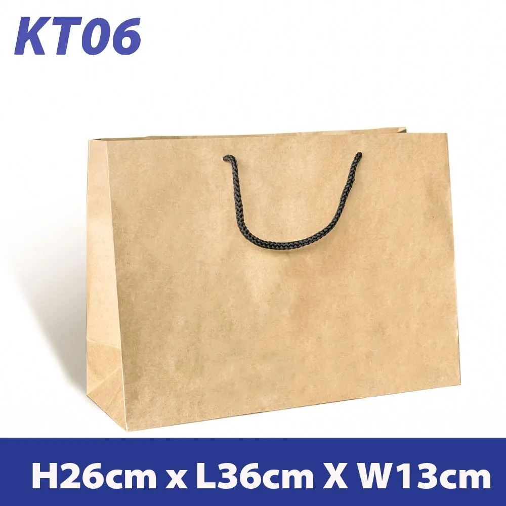  Brown Kraft Paper Kraft Paper Bag Eco-Friendly Shopping Accessories Factory Price Customized Logo From Vietnam Manufacturer 6