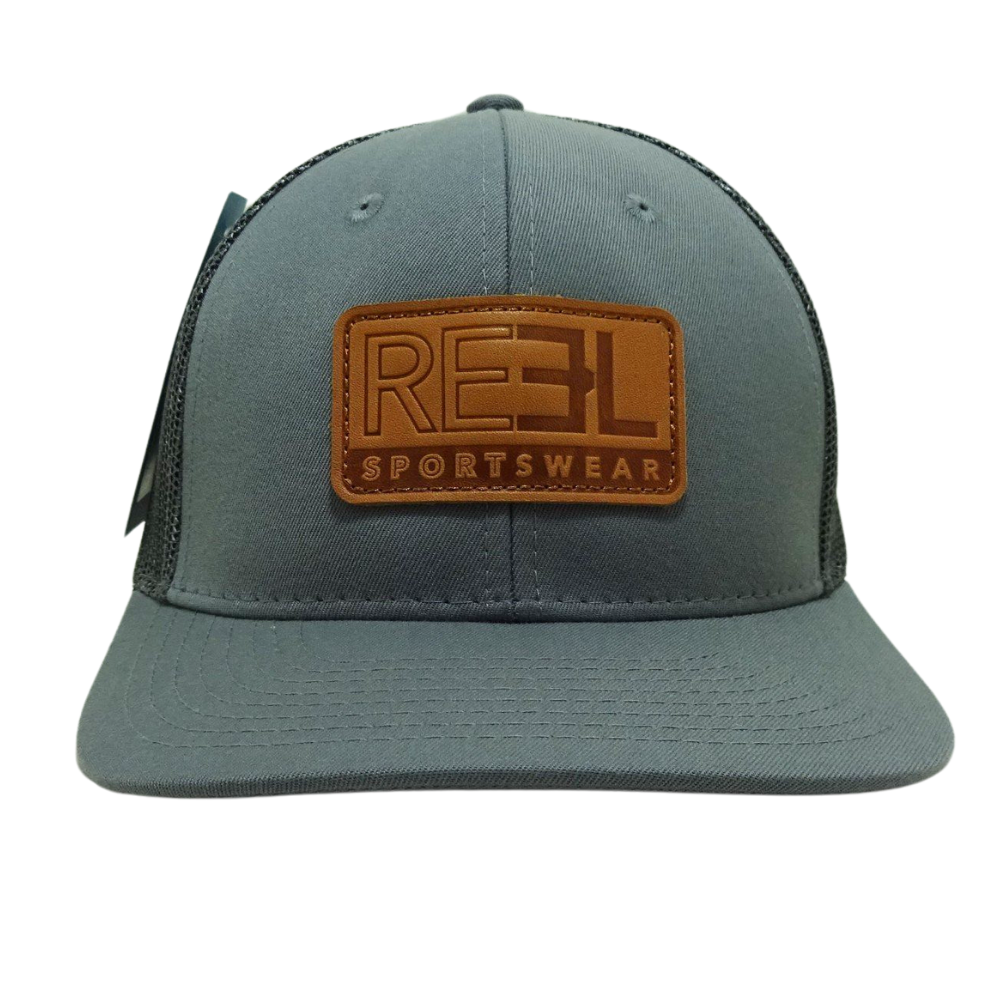 Bulk Wholesale Custom Leather Patch With Your Logo Trucker Snapback Hat Mesh Hat for All Shapes All Ages and Gender 7