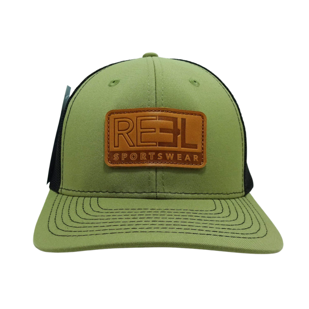 Bulk Wholesale Custom Leather Patch With Your Logo Trucker Snapback Hat Mesh Hat for All Shapes All Ages and Gender 6