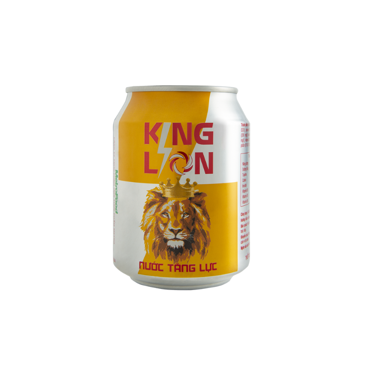 King Lion Non-Carbonated Using As Energy Drink OEM Service And Ready To Export Made In Viet Nam Manufacturer