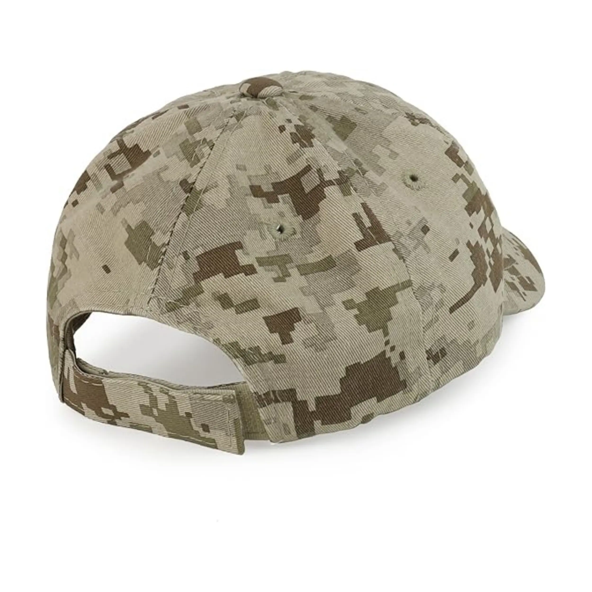Camo Baseball Cap Unstructured Baseball Cap 100% Cotton 6 Panel Hats Custom Label 3