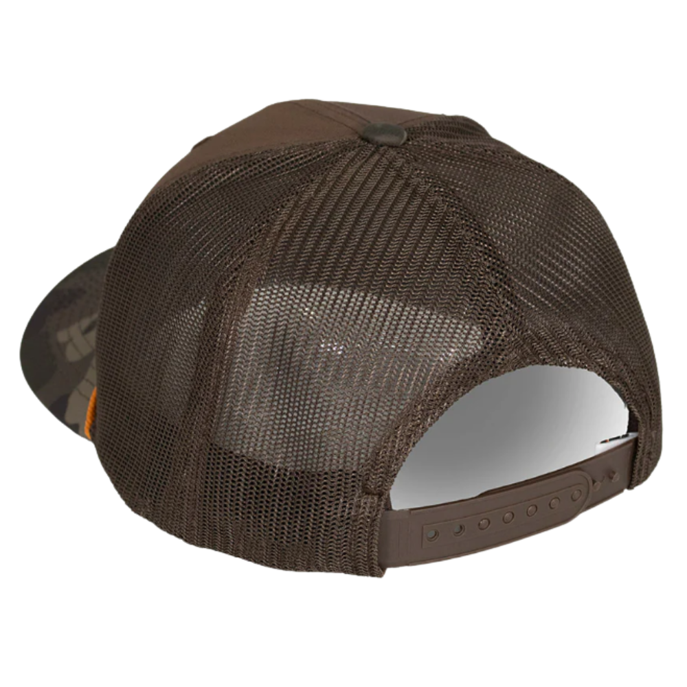 Camo Brim Caps Gorras 2D Embroidered Mallards Animal Camouflage Trucker Hat Curved Brim 6 Panel Snapback Closure OEM For Hunting 6