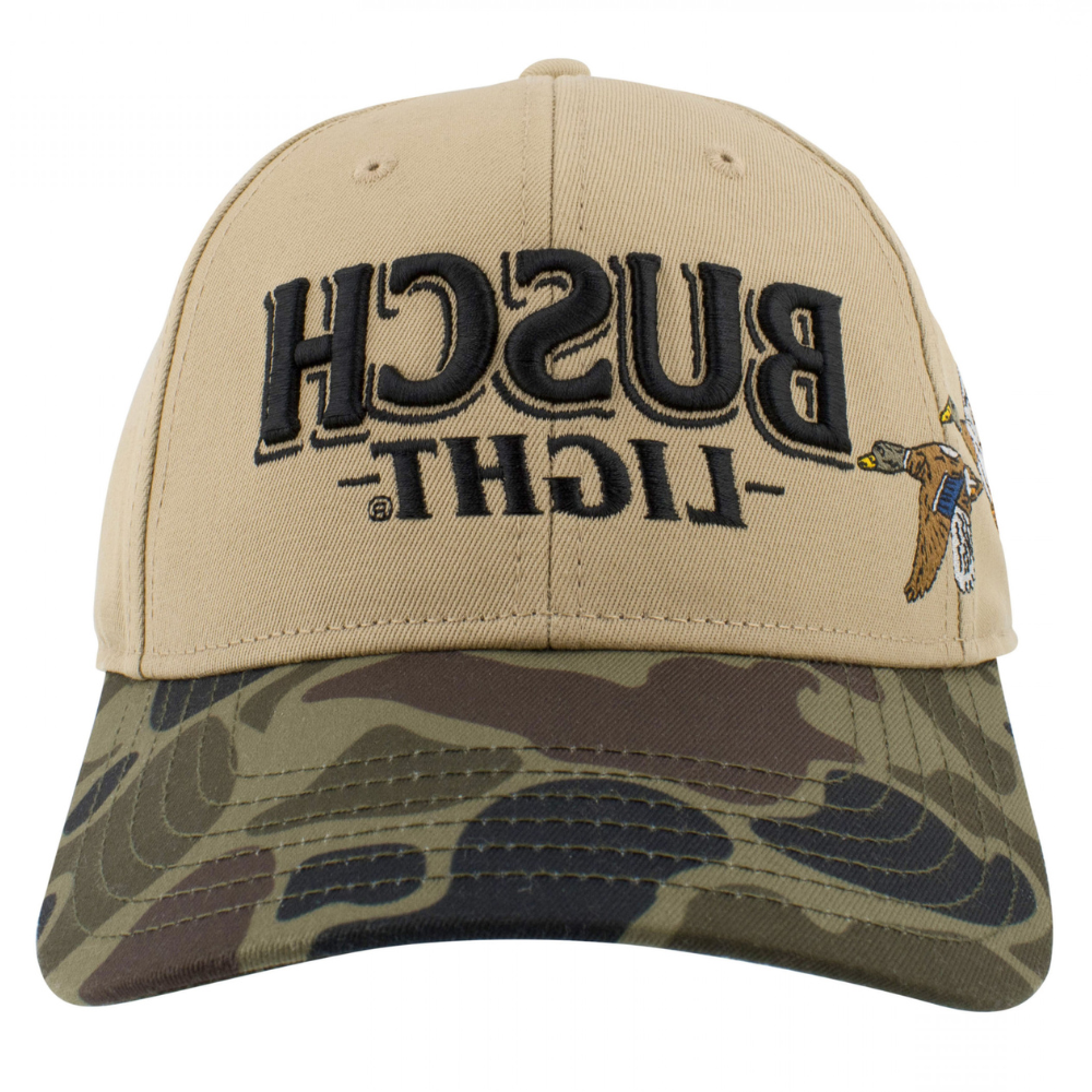 Camo Brim Caps Gorras Camouflage Trucker Hat 6 Panel 2D Embroidered Mallards Animal Curved Brim Snapback Closure For Hunting OEM