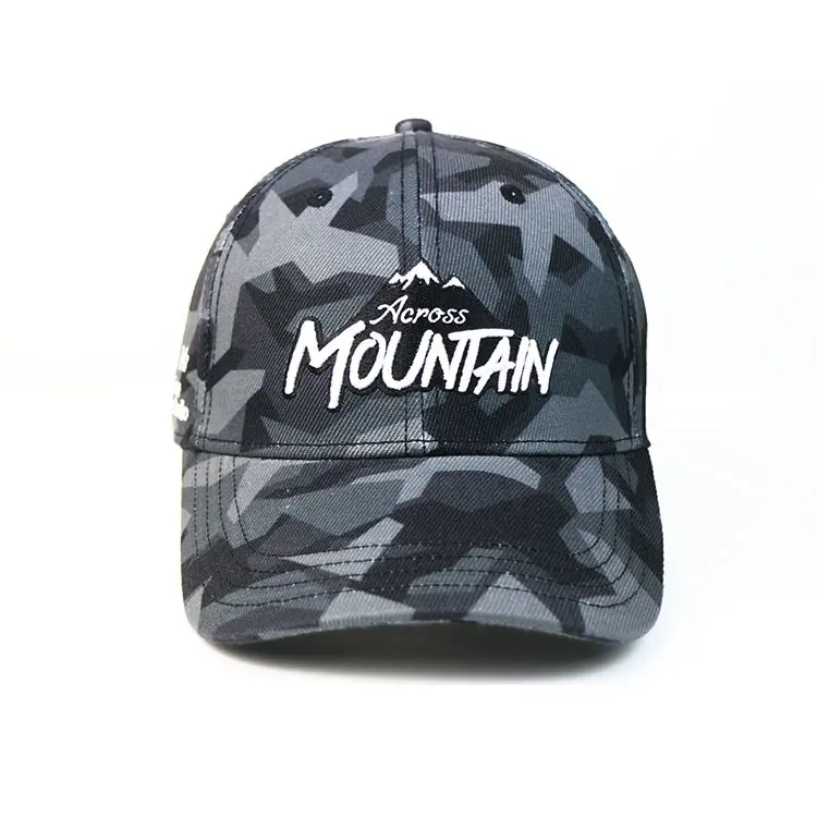 Camo Hat Wholesale Products Baseball Caps Custom Logo Adjustable 6 Panels High Quality Low Profile Sports Cap Baseball Cap 1