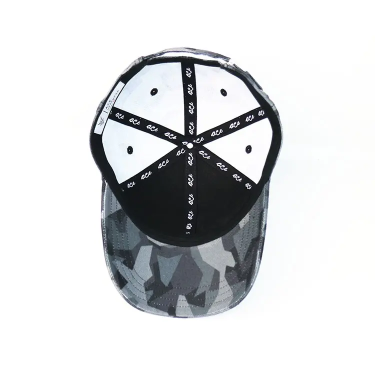 Camo Hat Wholesale Products Baseball Caps Custom Logo Adjustable 6 Panels High Quality Low Profile Sports Cap Baseball Cap 4
