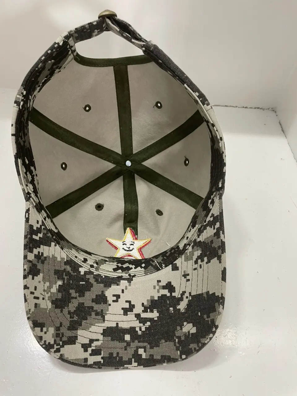 Camo Promotional Hat Sport Dad Cap Embroidery Logo Baseball Hats Woven Patch Snapback Caps Custom Vietnam Factory 4
