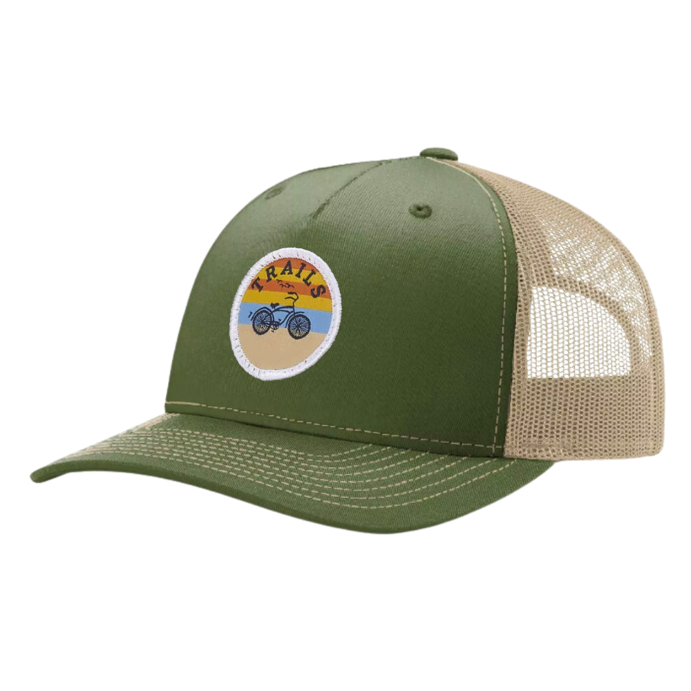Camouflage Foam Trucker Hat 5 Panel Printed Logo Animal Pattern Custom Mesh Plastic Single Row Buckle Beige for All Ages Unisex 5