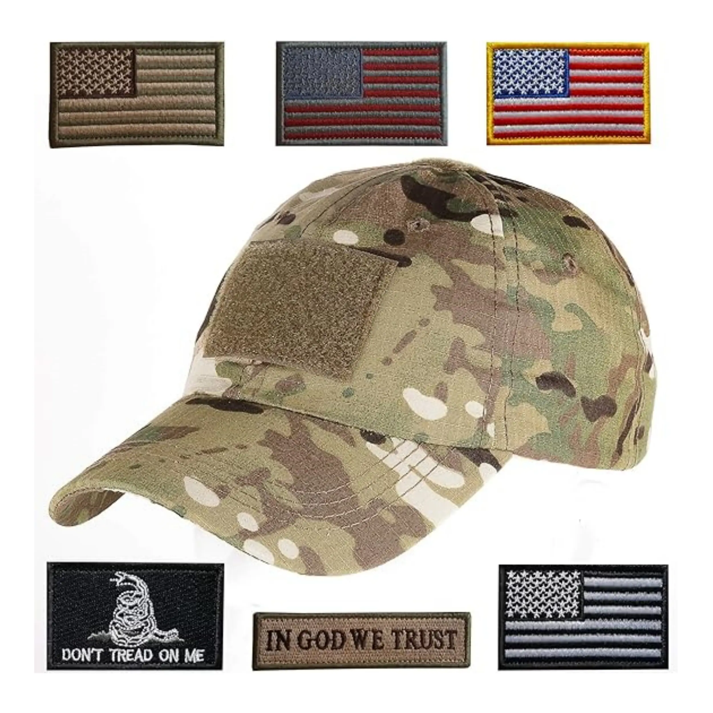 Camouflage Grey Snapback Cap Flag Big Patch Flex Fit Snapback Caps Adjustable Baseball Caps Hats 2